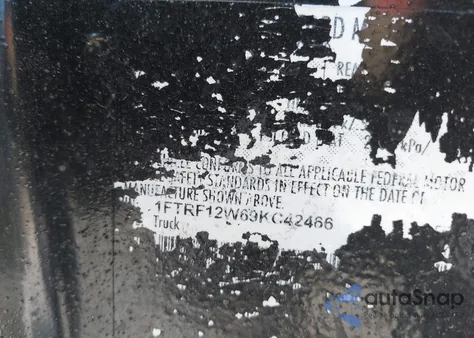 2009 Ford F-150 Stx/Xl/Xlt из США, поврежденный, VIN 1FTRF12W69KC42466